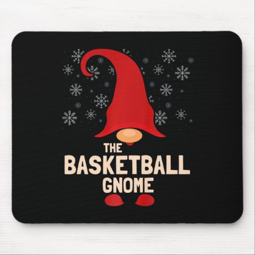 The Basketball Christmas Gnome Pajama Premium 1  Mouse Pad