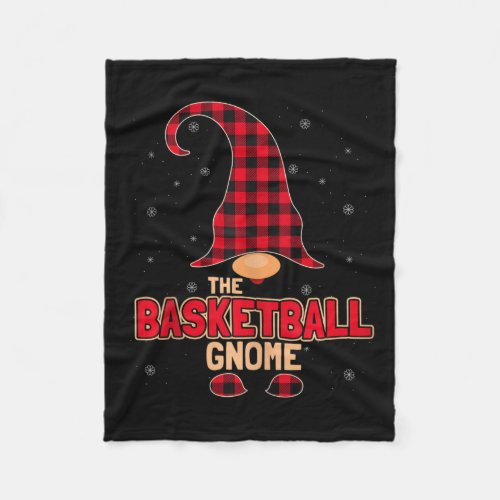 The Basketball Christmas Gnome Pajama Tank Top  Fleece Blanket