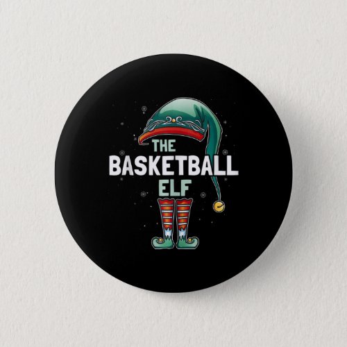 The Basketball Elf Christmas Family Matching Pajam Button