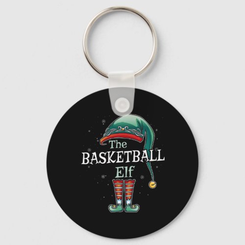 The Basketball Elf Christmas Family Matching Pajam Keychain