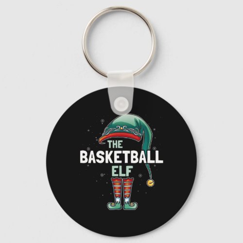 The Basketball Elf Christmas Family Matching Pajam Keychain