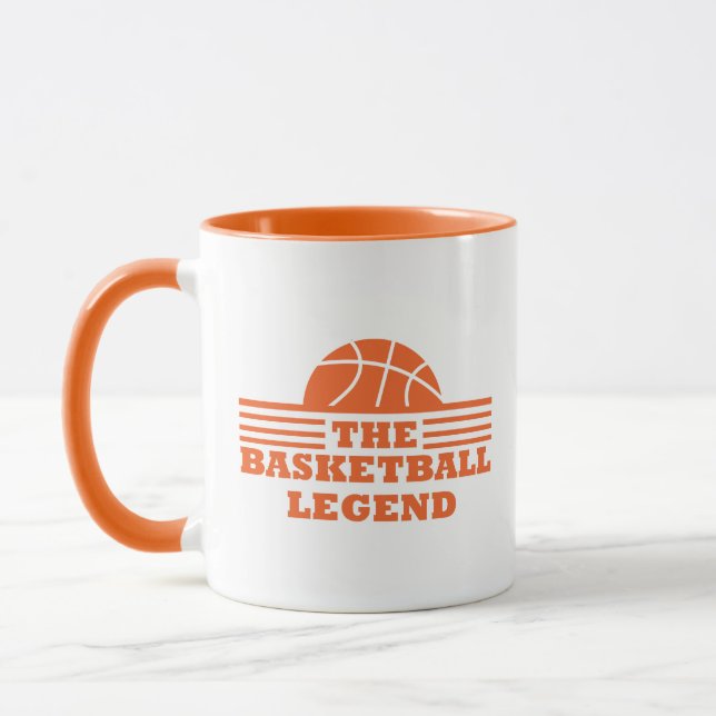 The basketball legend for coach mug (Left)