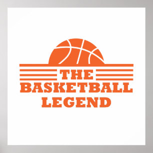 The basketball legend for coach poster