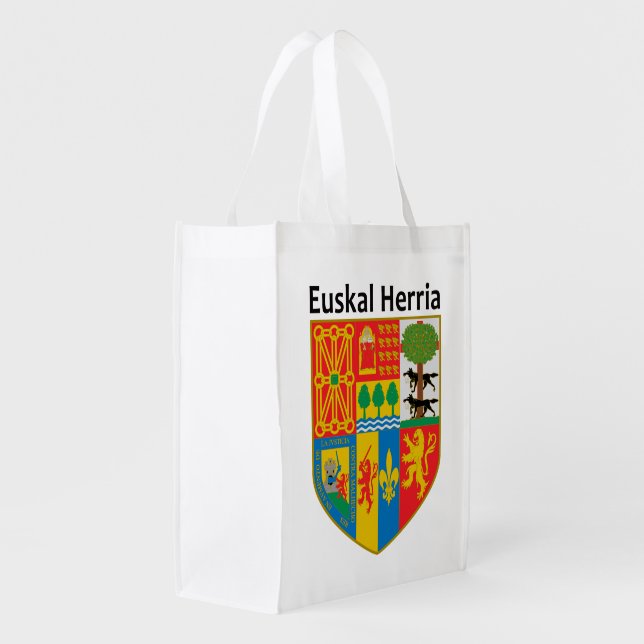 The Basque Country (Euskal Herria) coat of arms, Grocery Bag (Back Side)