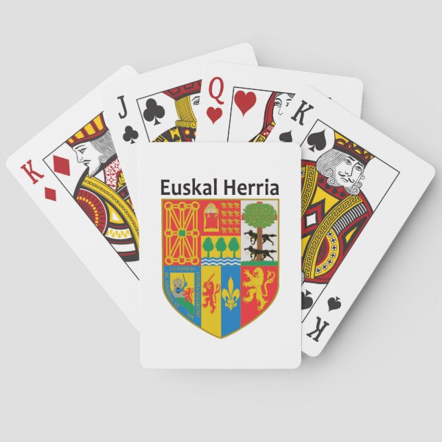 The Basque Country (Euskal Herria) coat of arms, Poker Cards (Back)