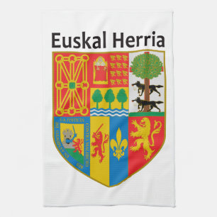 The Basque Country (Euskal Herria) coat of arms, Towel