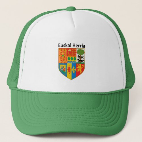 The Basque Country Euskal Herria coat of arms Trucker Hat