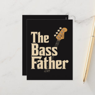 The Bass father Holiday Postcard