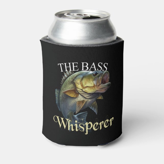 The Bass Whisperer Dark Can Cooler (Can Back)