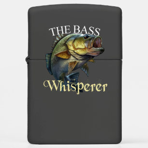 The Bass Whisperer Dark Zippo Lighter