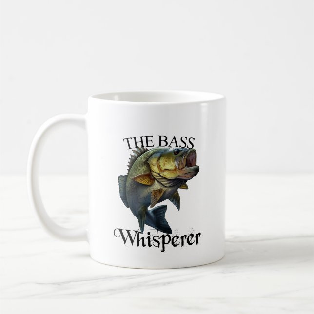 The Bass Whisperer Light Coffee Mug (Left)