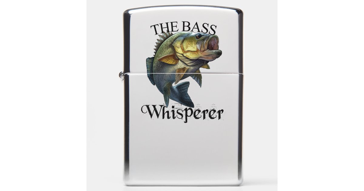 Zippo Windproof Metal Design Fire Lighter - Firsherman in Water Catching  Fish