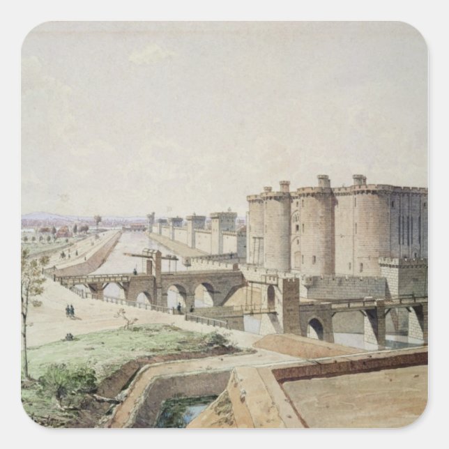 The Bastille in 1420 Square Sticker (Front)