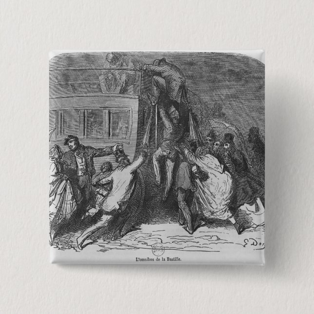 The Bastille omnibus Button (Front)