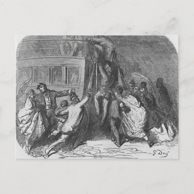 The Bastille omnibus Postcard (Front)
