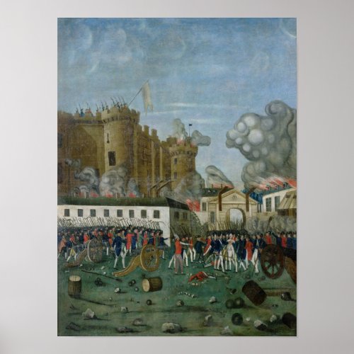 The Bastille Prison 14th July 1789 Poster