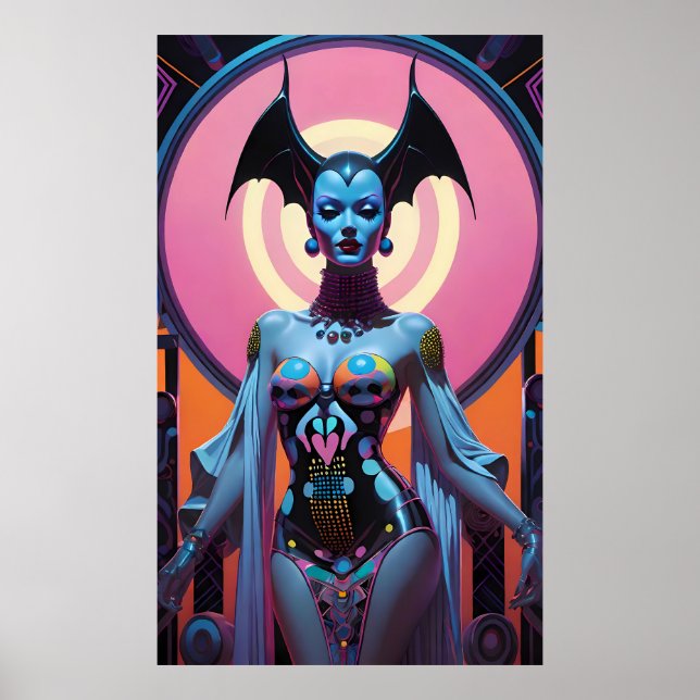 The Bat Goddess Will Let You Grovel Now Poster (Front)