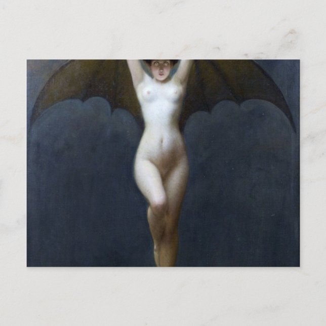 The Bat Woman Albert Joseph Penot Postcard (Front)