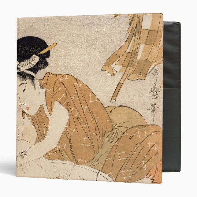 The Bath, Edo period 3 Ring Binder (Front/Inside)