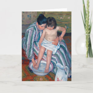 The Bath Mary Cassatt Motherhood Artwork Card