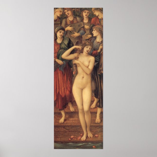 The Bath of Venus by Sir Edward Coley Burne-Jones Poster (Front)
