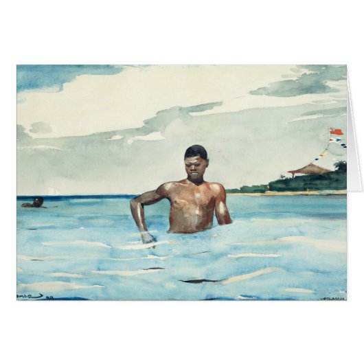 The Bather, 1899 Cards (Front Horizontal)