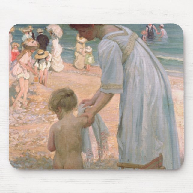 The Bathing Hour Mouse Pad (Front)