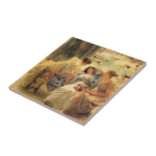 The Baths of Caracalla in detail Ceramic Tile