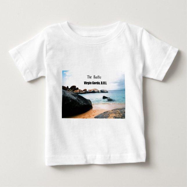 The Baths, Virgin Gorda B.V.I. Baby T-Shirt (Front)