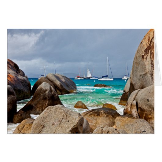 The Baths, Virgin Gorda, British Virgin Islands Cards (Front Horizontal)