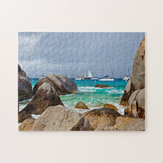 The Baths, Virgin Gorda, British Virgin Islands Jigsaw Puzzle