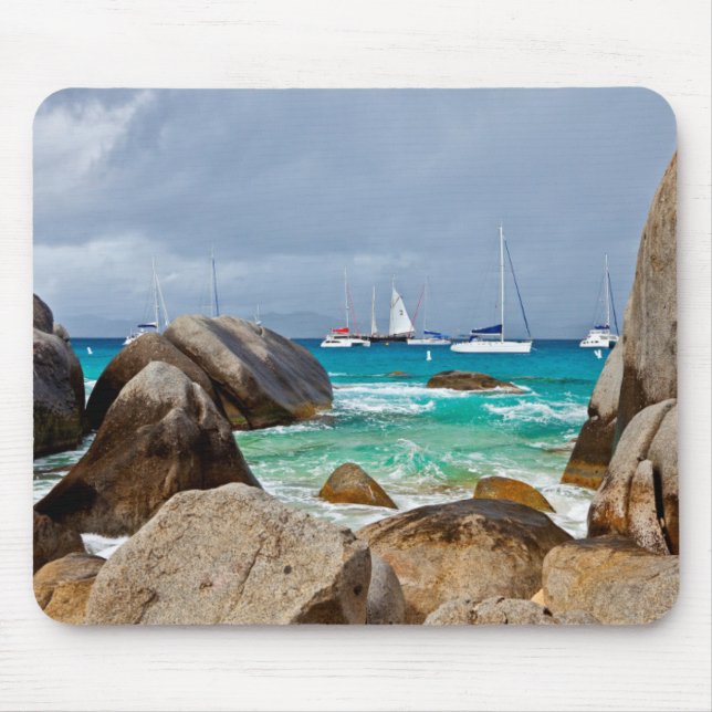 The Baths, Virgin Gorda, British Virgin Islands Mouse Pad (Front)