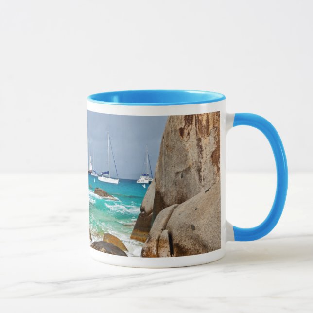 The Baths, Virgin Gorda, British Virgin Islands Mug (Right)