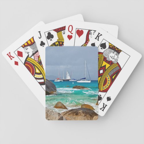 The Baths Virgin Gorda British Virgin Islands Playing Cards