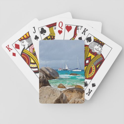 The Baths Virgin Gorda British Virgin Islands Playing Cards