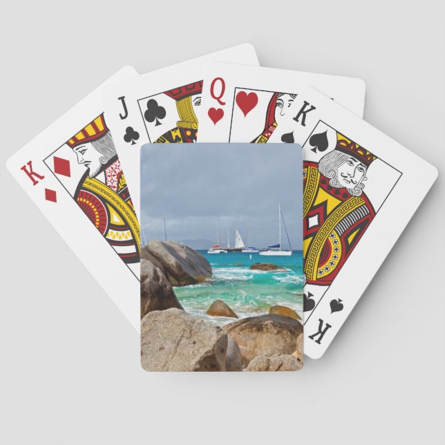 The Baths, Virgin Gorda, British Virgin Islands Poker Cards (Back)