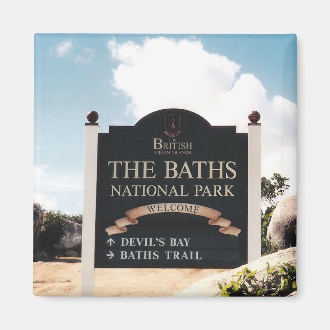The Baths - Virgin Gorda Magnet (Front)