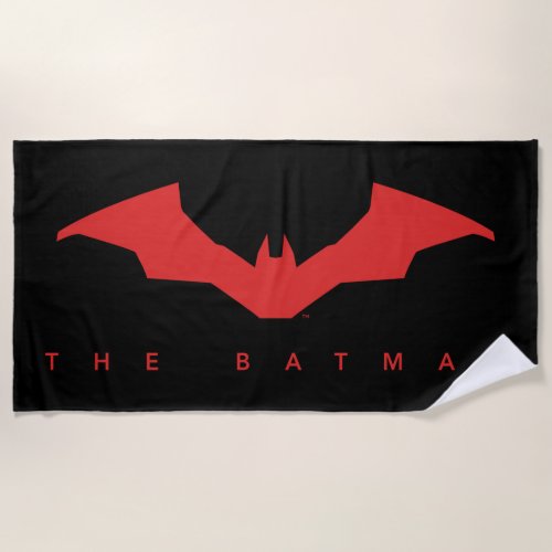 The Batman Bat Logo Beach Towel