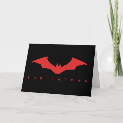 The Batman Bat Logo Card