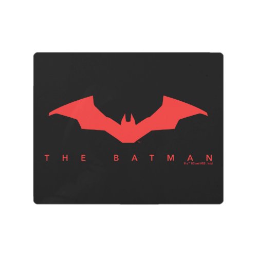 The Batman Bat Logo Metal Print
