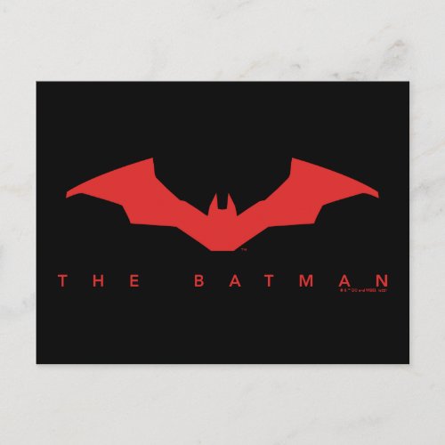 The Batman Bat Logo Postcard