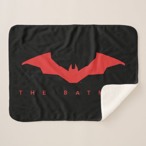The Batman Bat Logo Sherpa Blanket