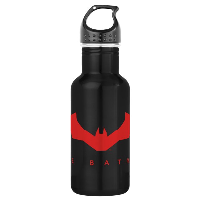The Batman Bat Logo Stainless Steel Water Bottle (Front)