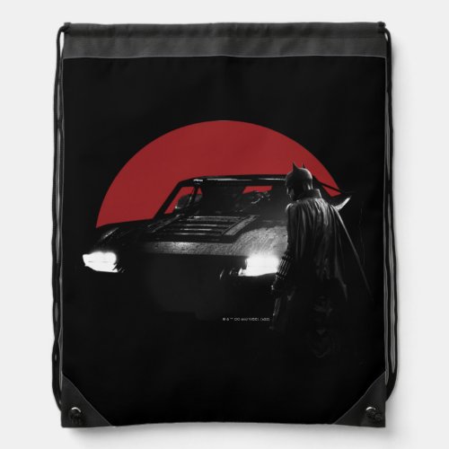 The Batman  Batmobile Graphic Drawstring Bag