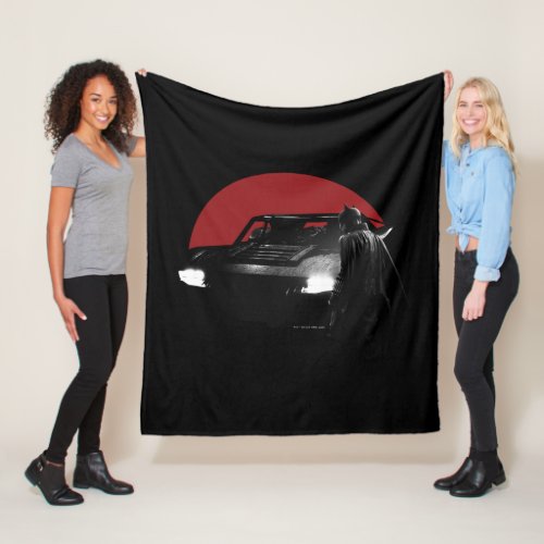 The Batman  Batmobile Graphic Fleece Blanket