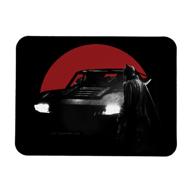 The Batman & Batmobile Graphic Magnet | Zazzle
