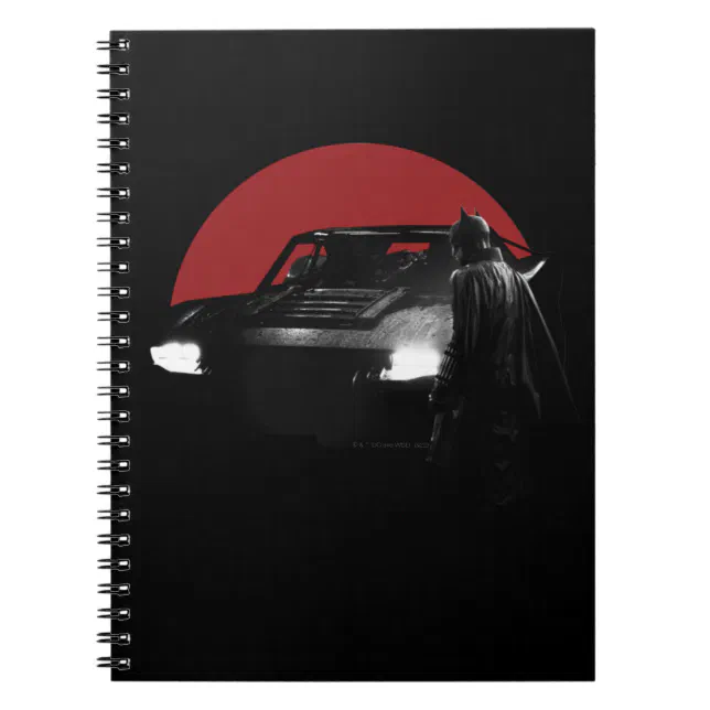 The Batman & Batmobile Graphic Notebook | Zazzle