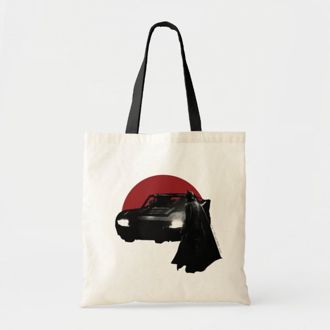 The Batman & Batmobile Graphic Tote Bag (Front)