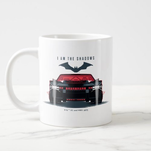 The Batman Batmobile _ I Am The Shadows Giant Coffee Mug