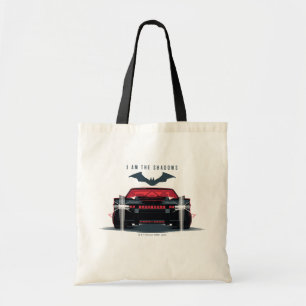The Batman Batmobile - I Am The Shadows Tote Bag